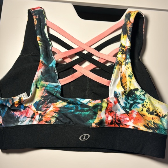 Spalding Colorful Size Medium Sports Bra - Picture 6 of 10